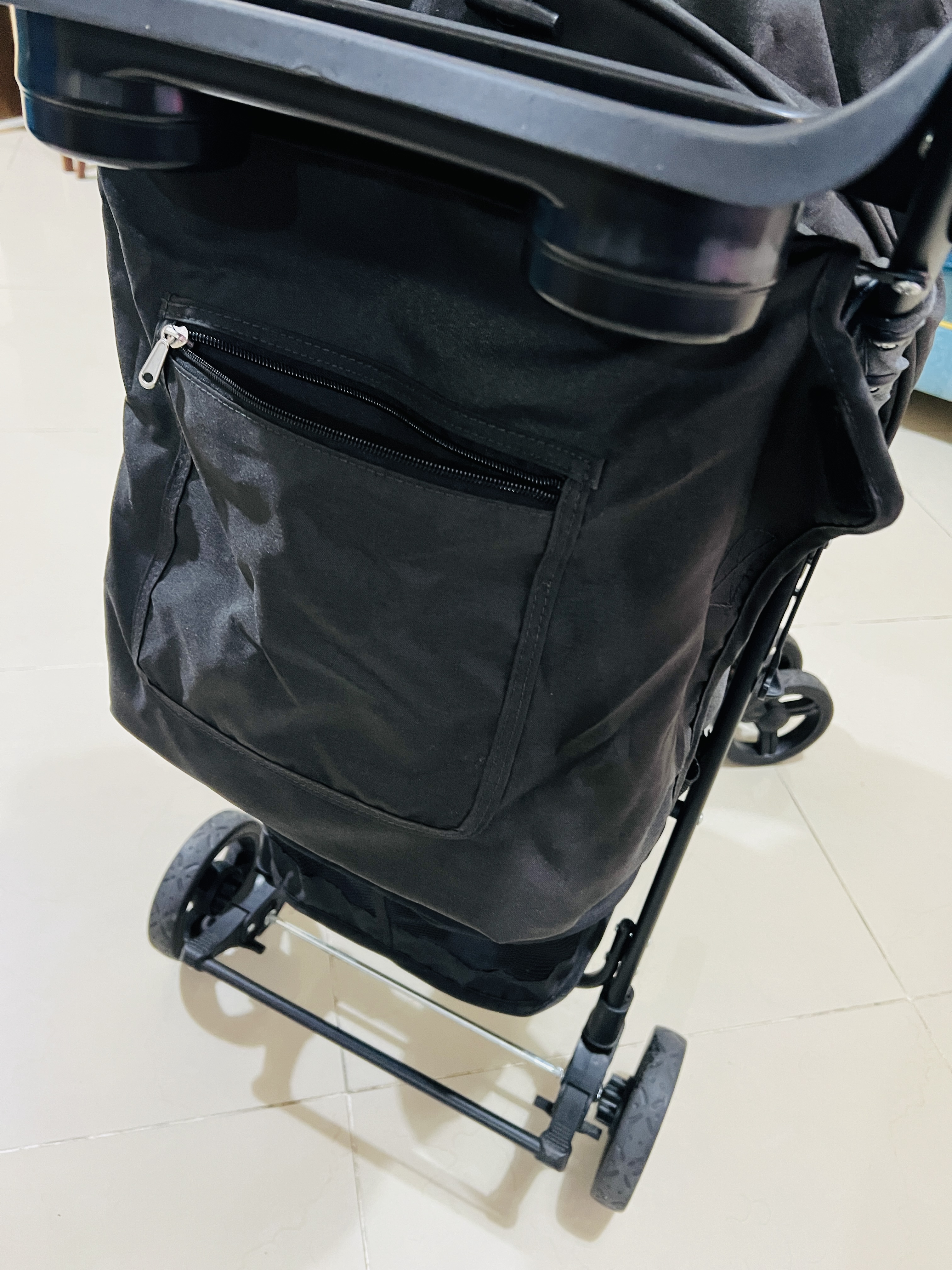 AURORA Baby Stroller – R&B Kids | Grey & Black | Excellent Condition - Image 2