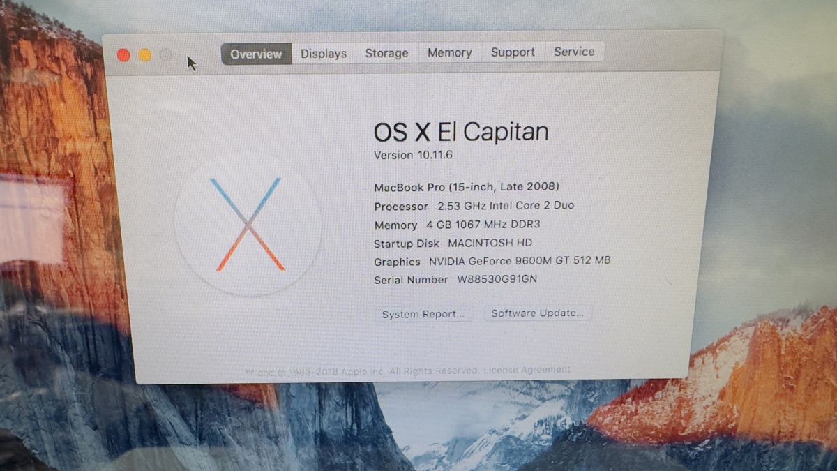 MacBook Pro 15 inches 2008 - Image 4
