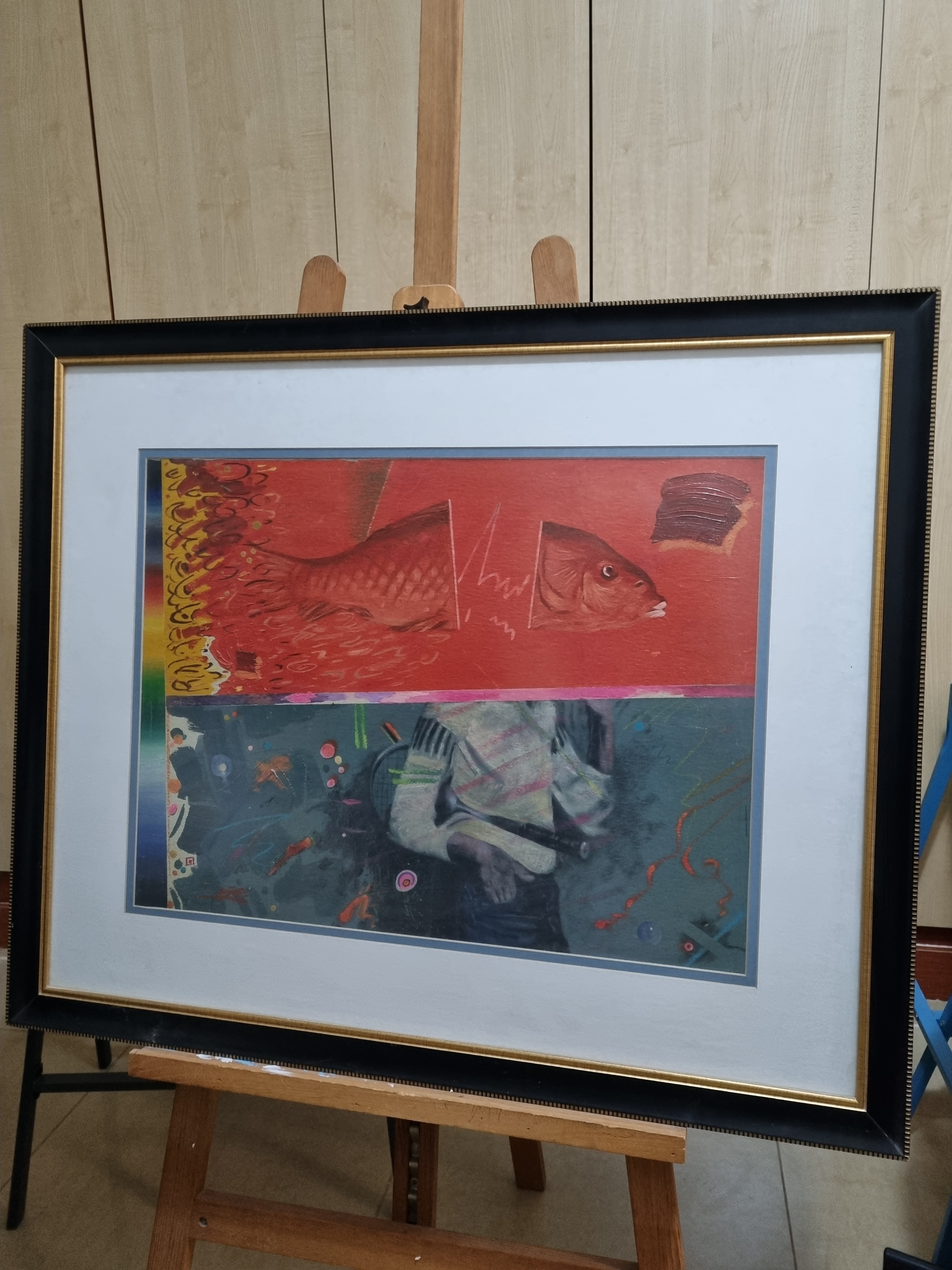 Original Large Abstract Framed Painting - Image 3