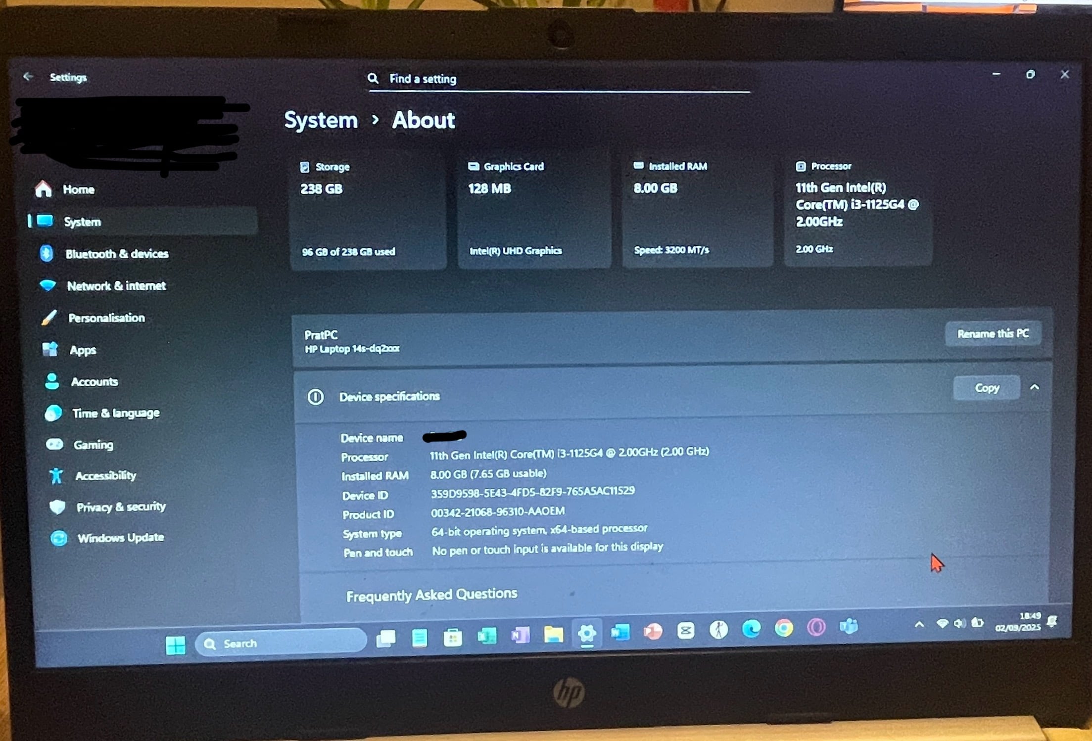 Hp Laptop - Image 1