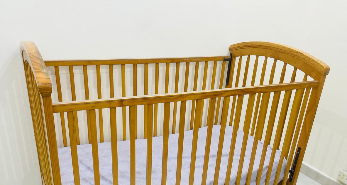 Junior brand Wooden Cot for Kids Up to 4 Years – Very Neat & Clean - Image 2