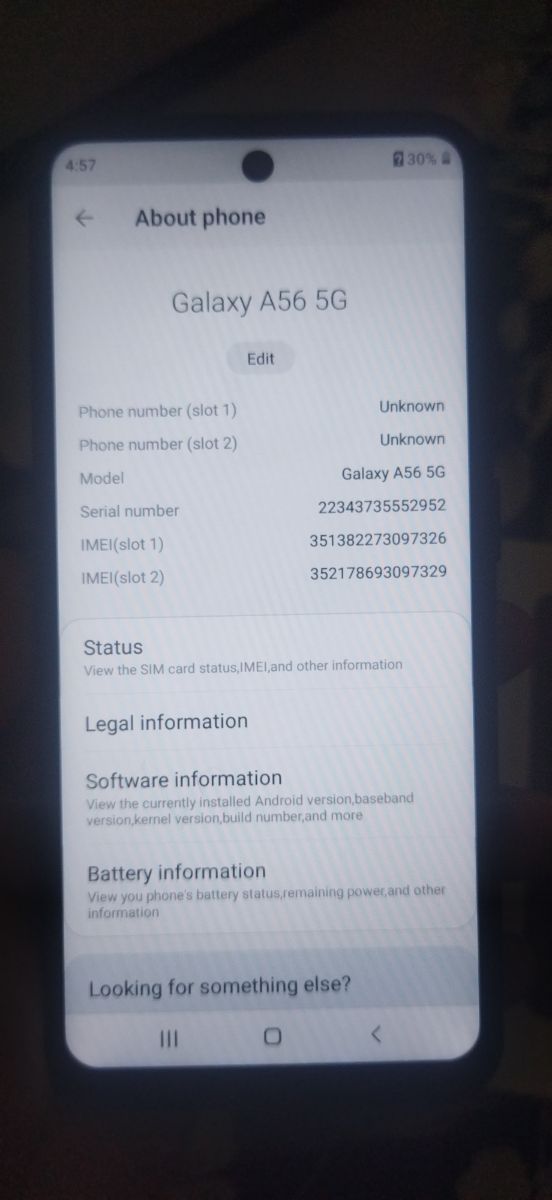 Samsung A56 5g - Image 1