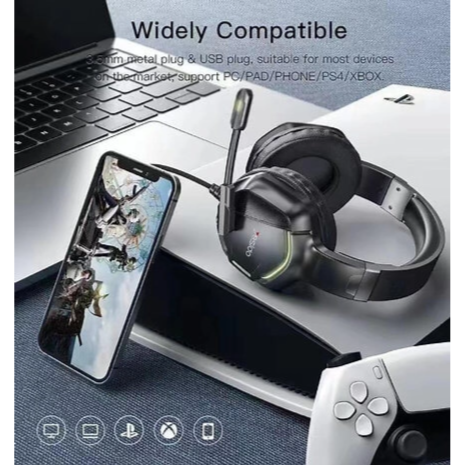 Yesido EK01 Gaming Headphone - Black - Image 3