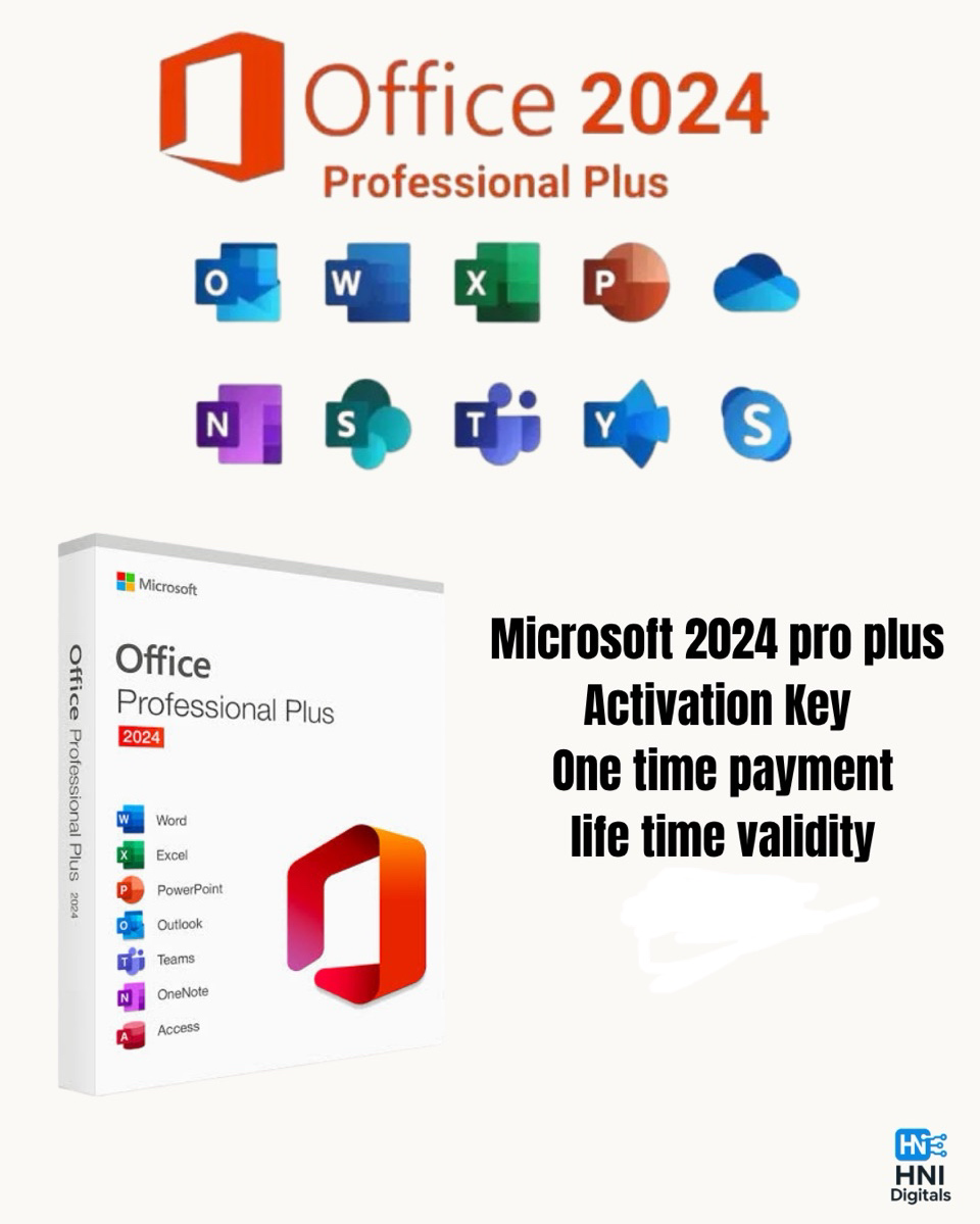 Microsoft Office 2024 Latest for life time - Image 1
