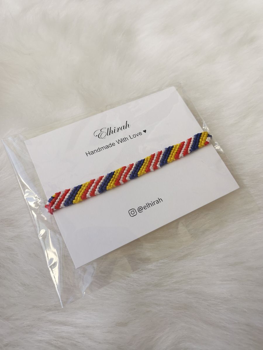 Qatar National Day Wristband Handmade - Image 9
