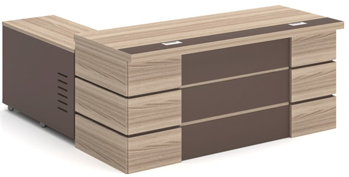 Model:- OF-1004-18 Executive Manager office desk size: 180x80x75cm. - Image 1