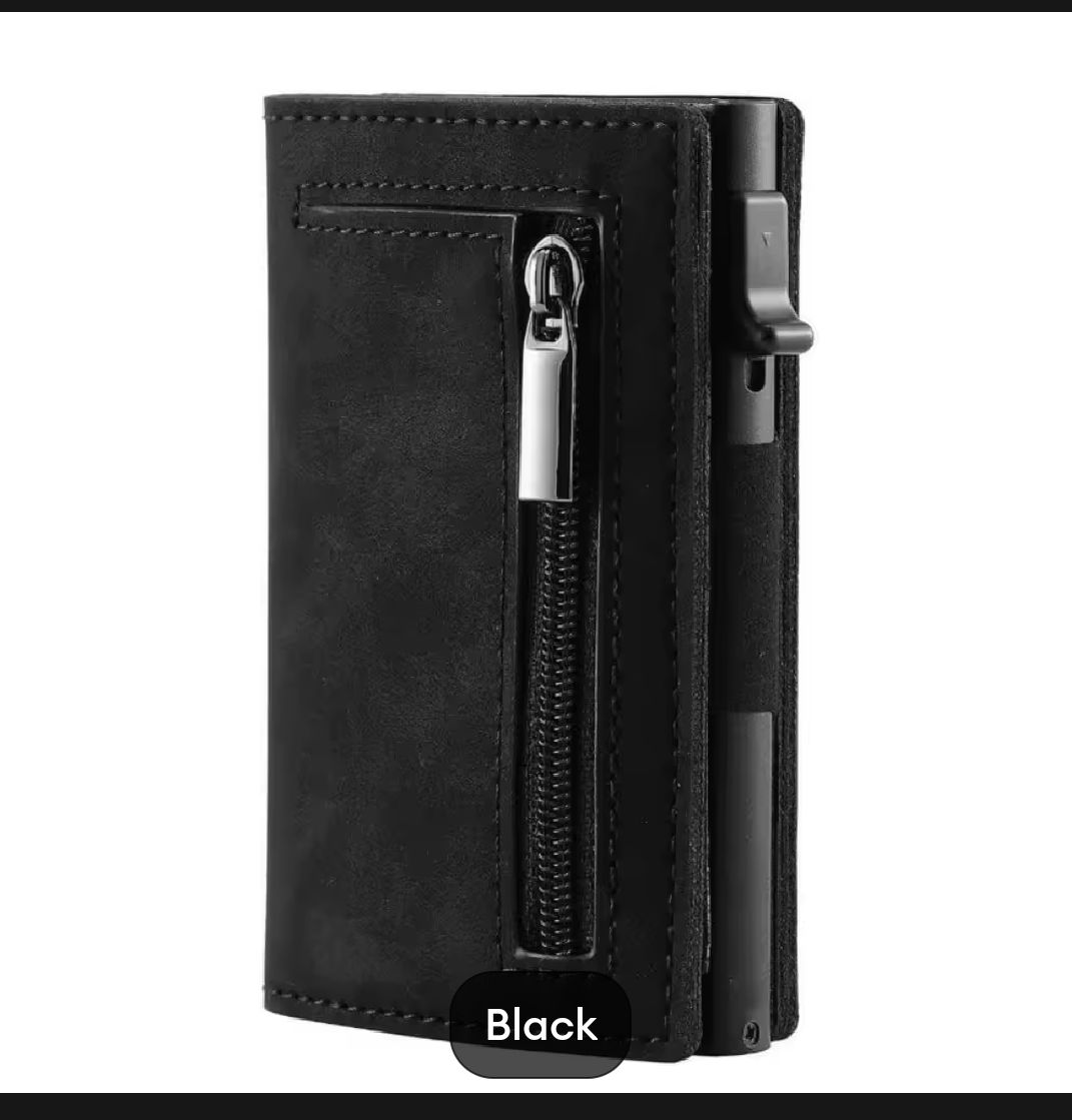 Anti RFID Blocking Card Wallet Metal Luxury Credit Card Holder Bag Thin Card  - Image 10
