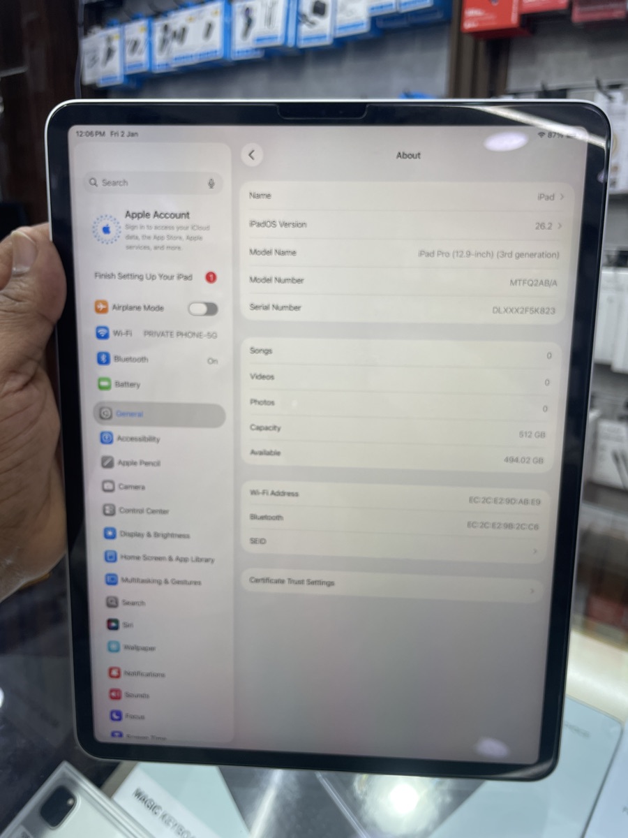 IPad Air 512 gb siler - Image 2
