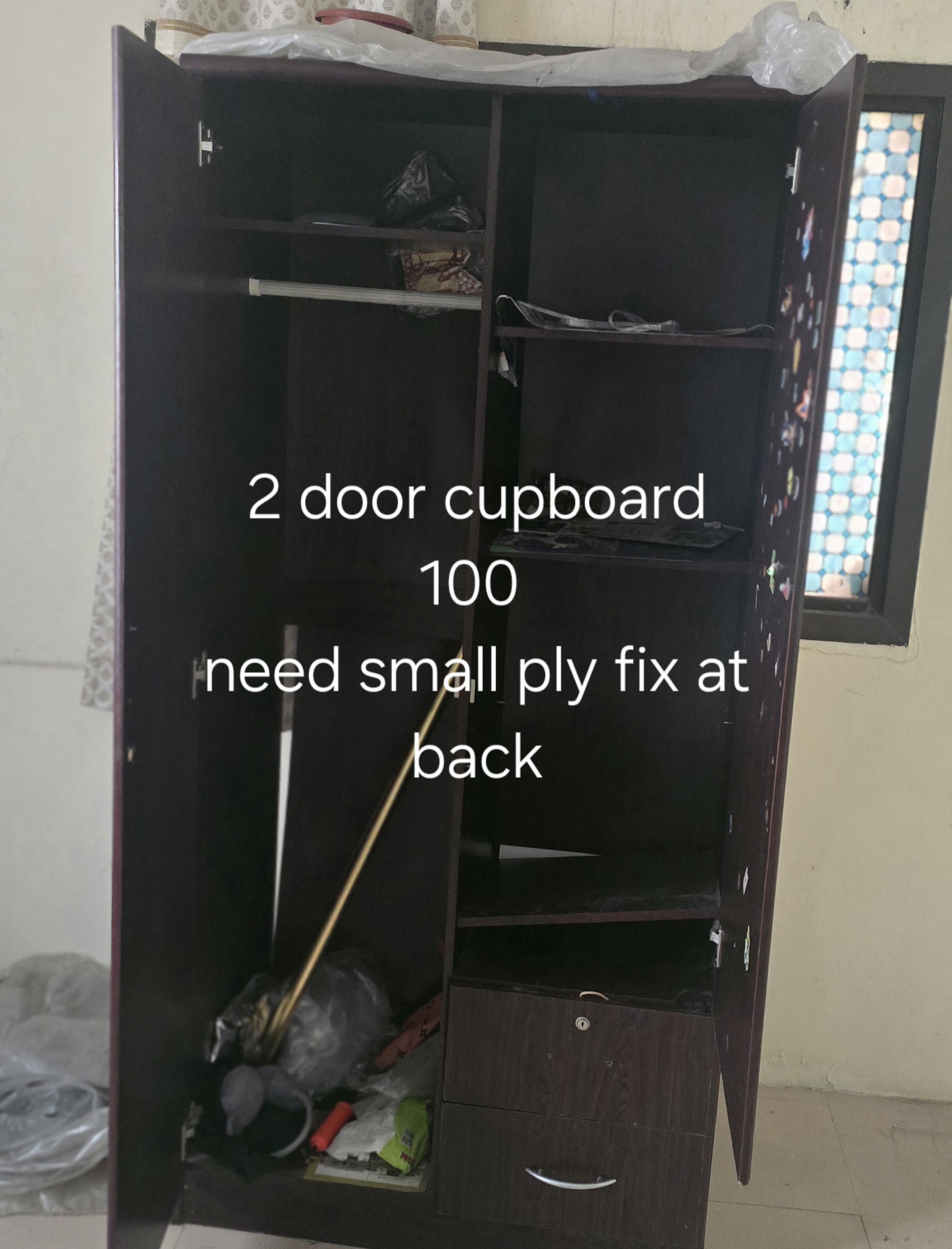 2 door wadrobe - Image 2