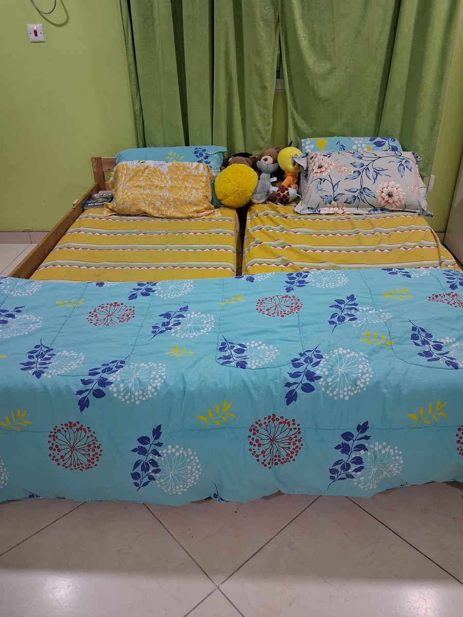 Two Single COT IKEA with IKEA Matress - Image 2