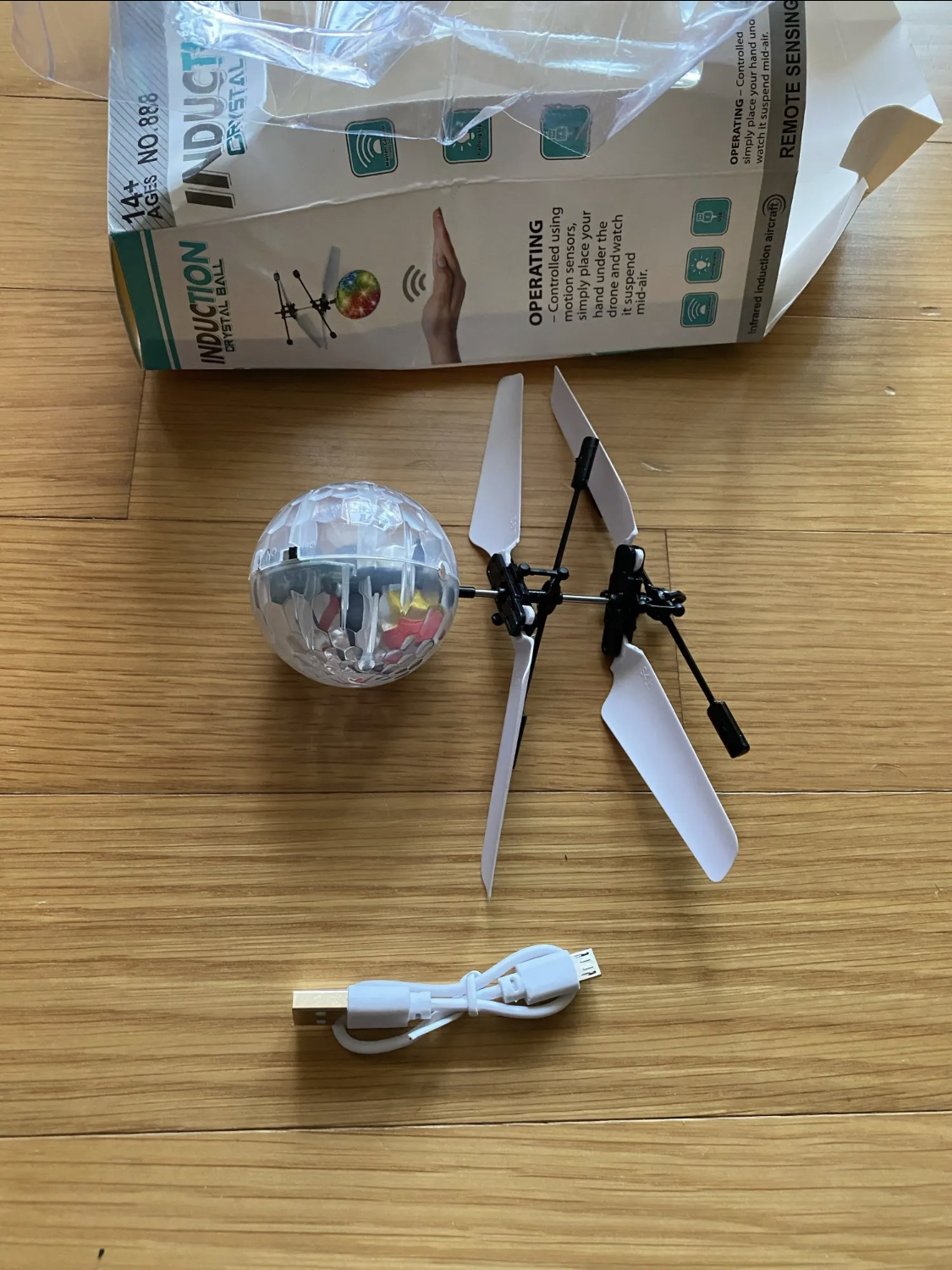 طائرة هليكوبتر درون LED - Image 7