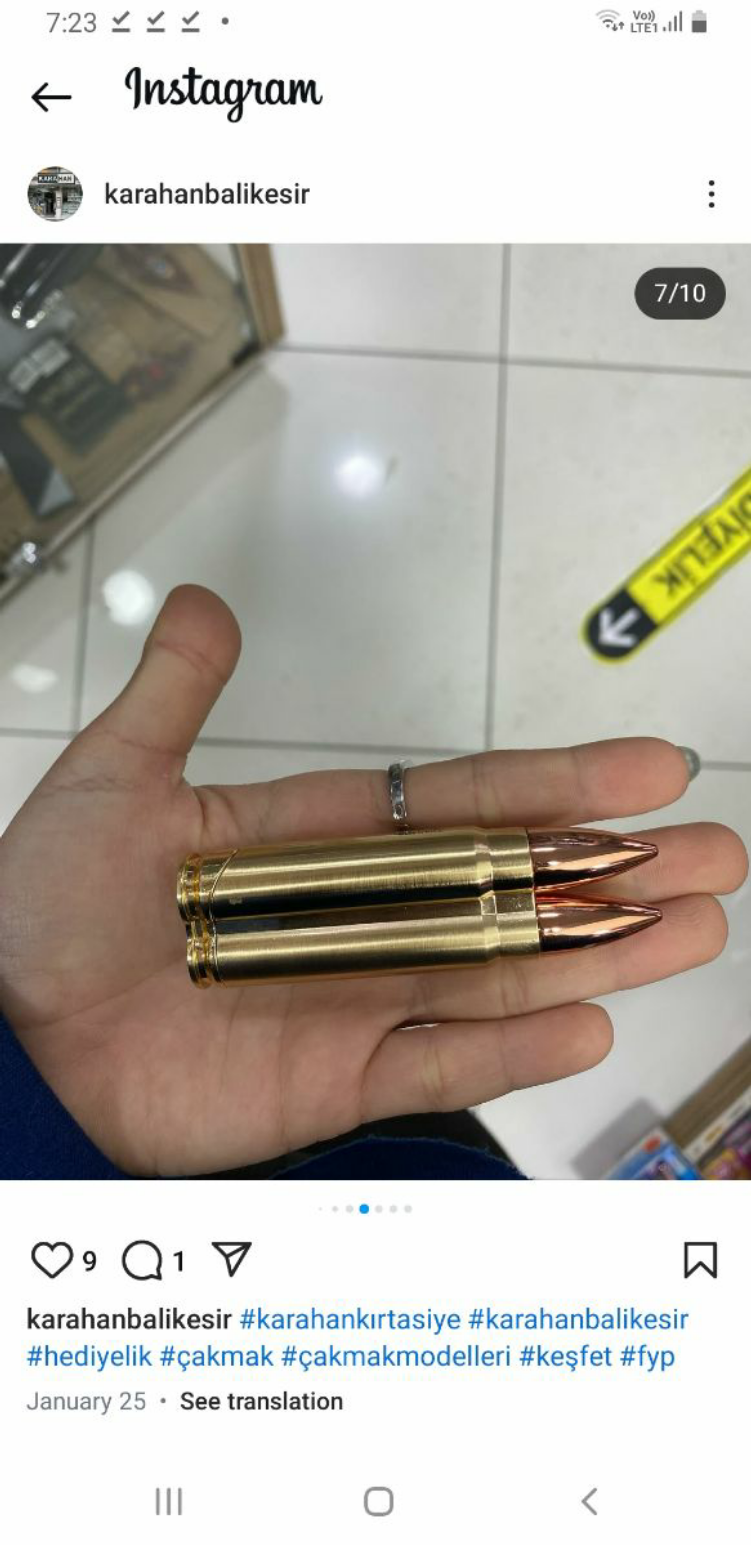 Genuine double Bullet lighter( windproof) - Image 1
