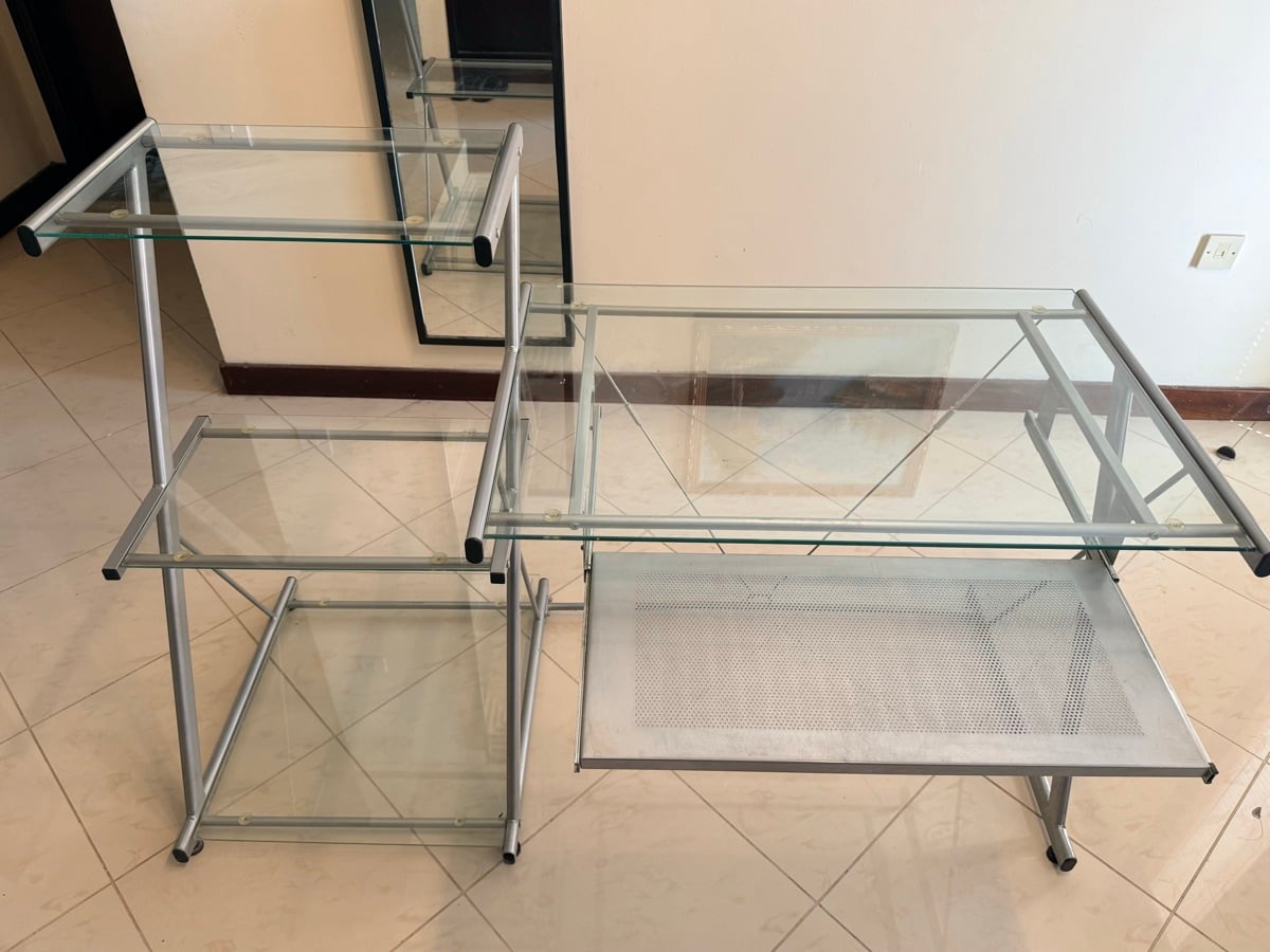 Modern IKEA computer table for sale - Image 2