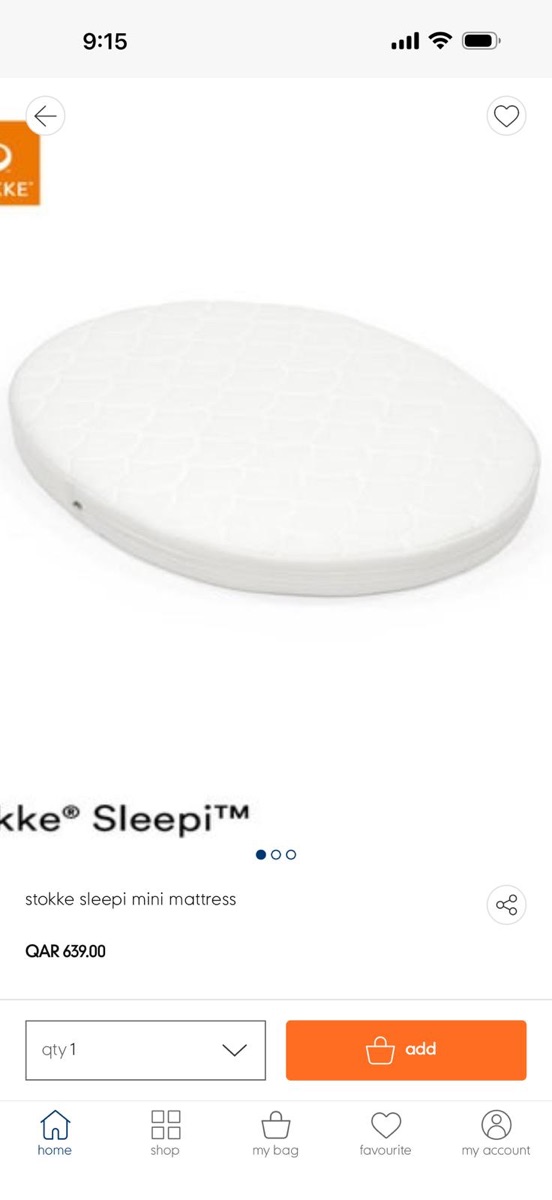 As new Sleepi bed with mattress from Mothercare - Image 2