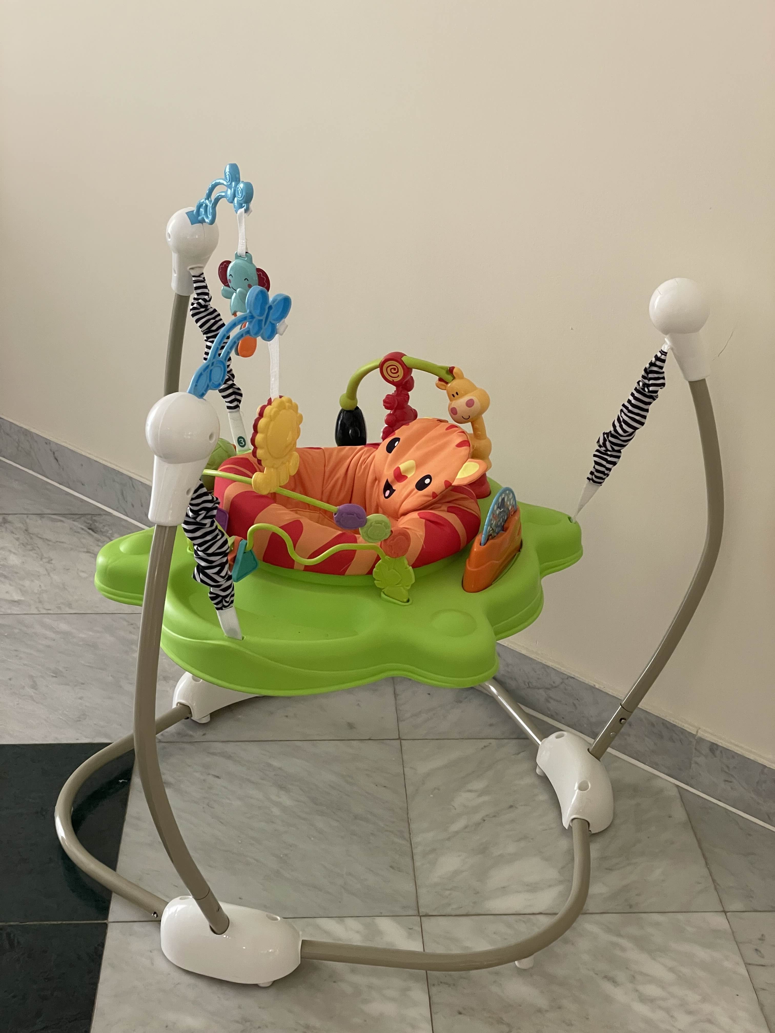 Baby jumping toy + baby shower chair + baby seat - Image 2
