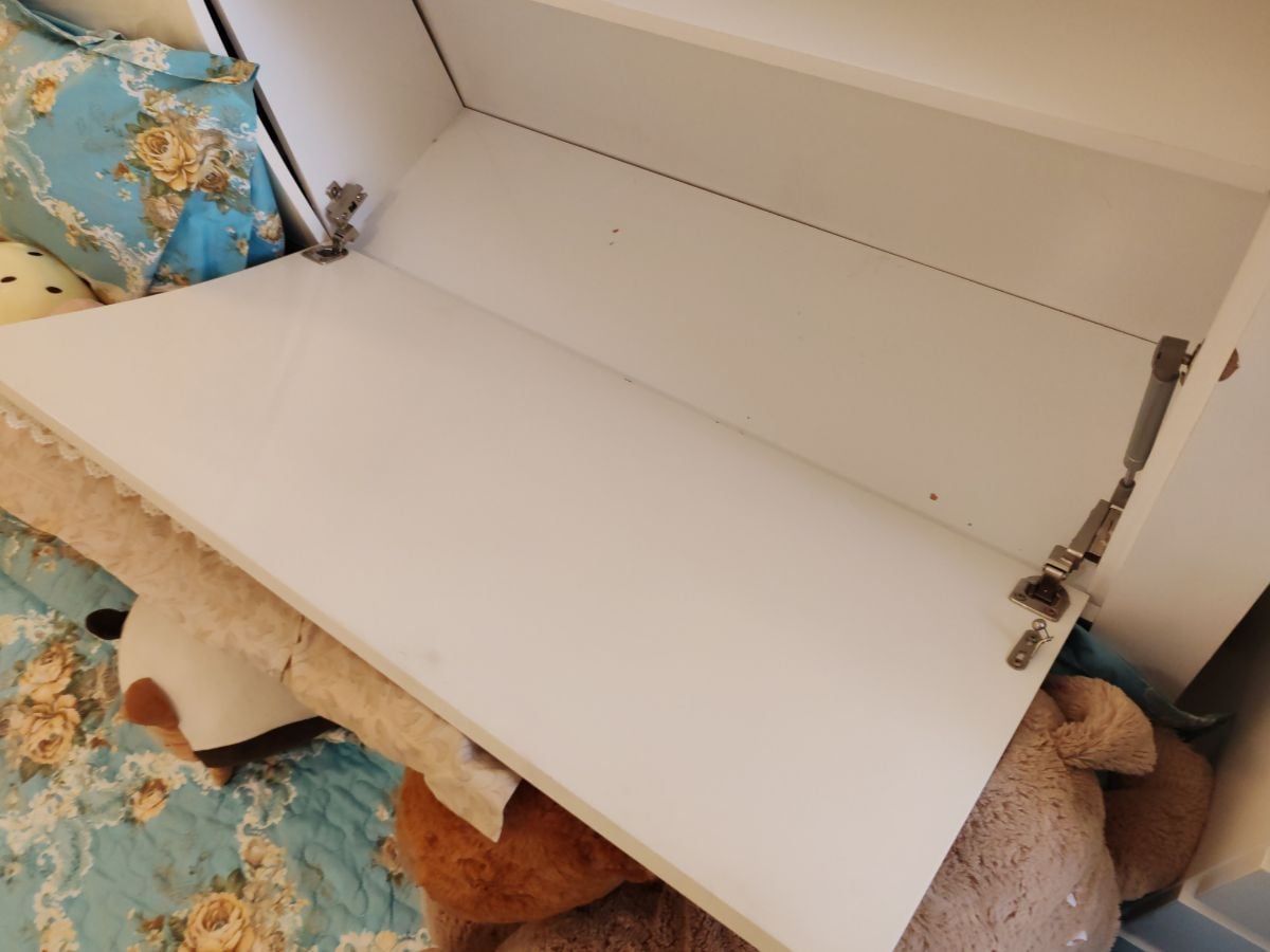 Large bed with mattress for sale - Image 3