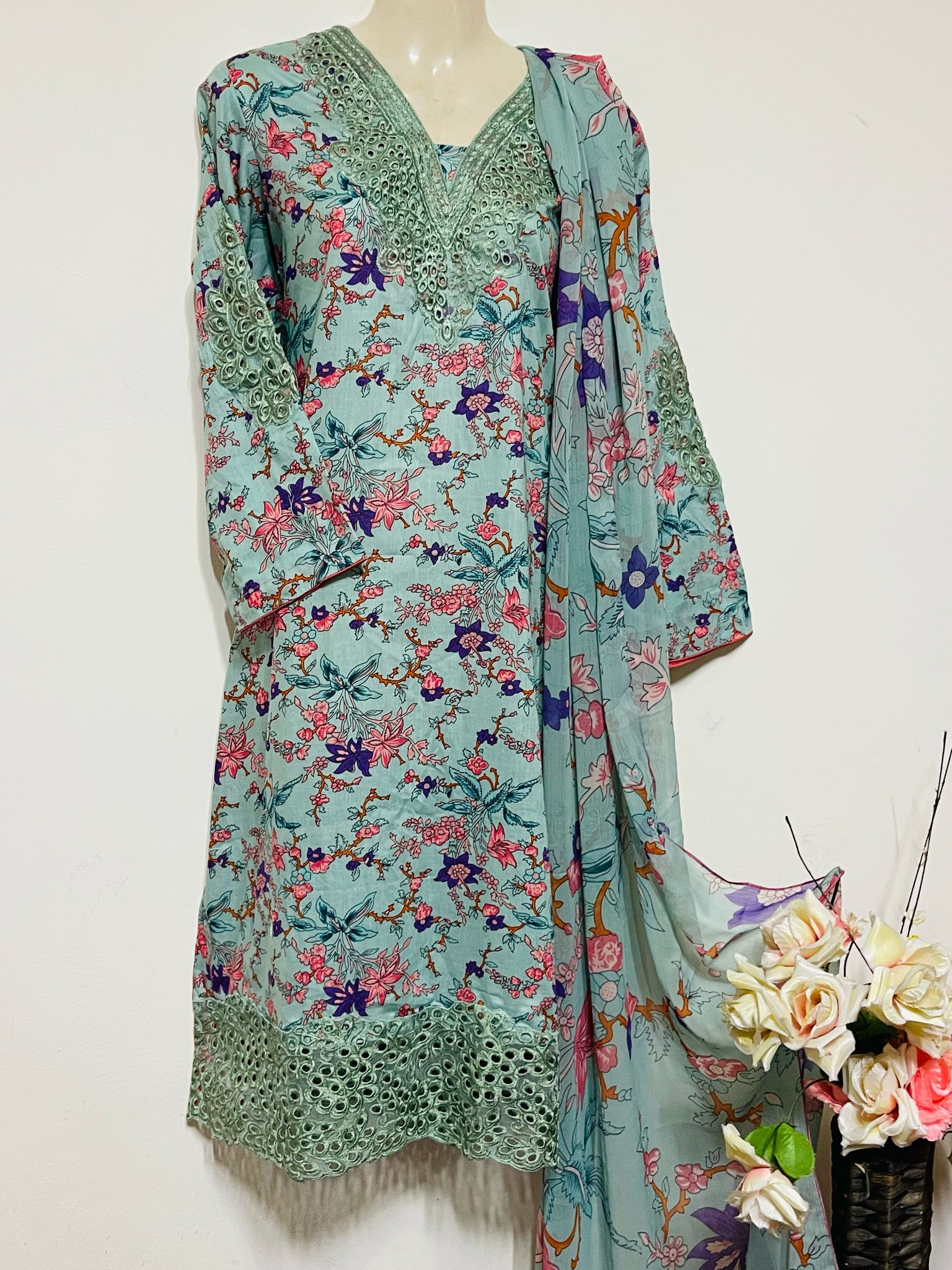 Pakistani readymade collection in hand .. - Image 4