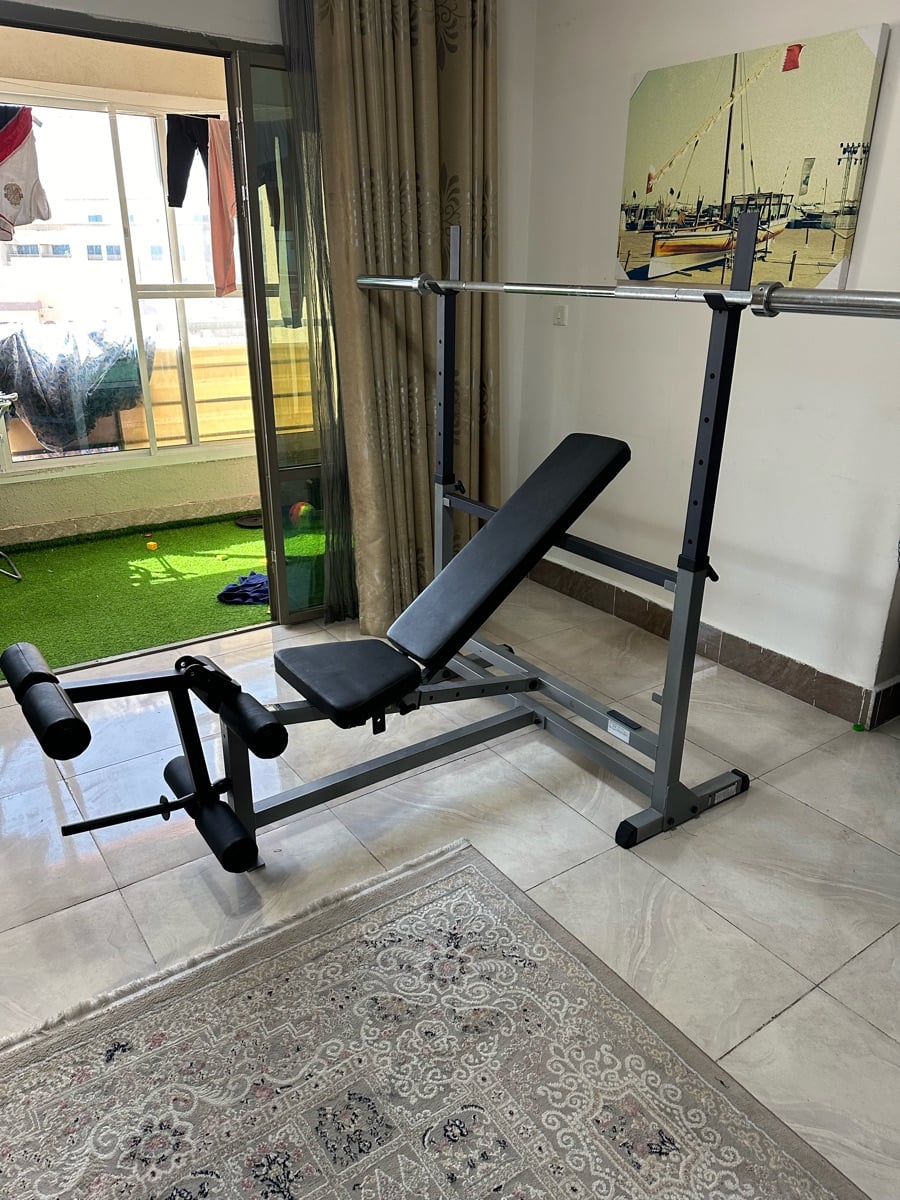 Standard Bench Home Gym with Bench Press and Leg Lifts - Image 7