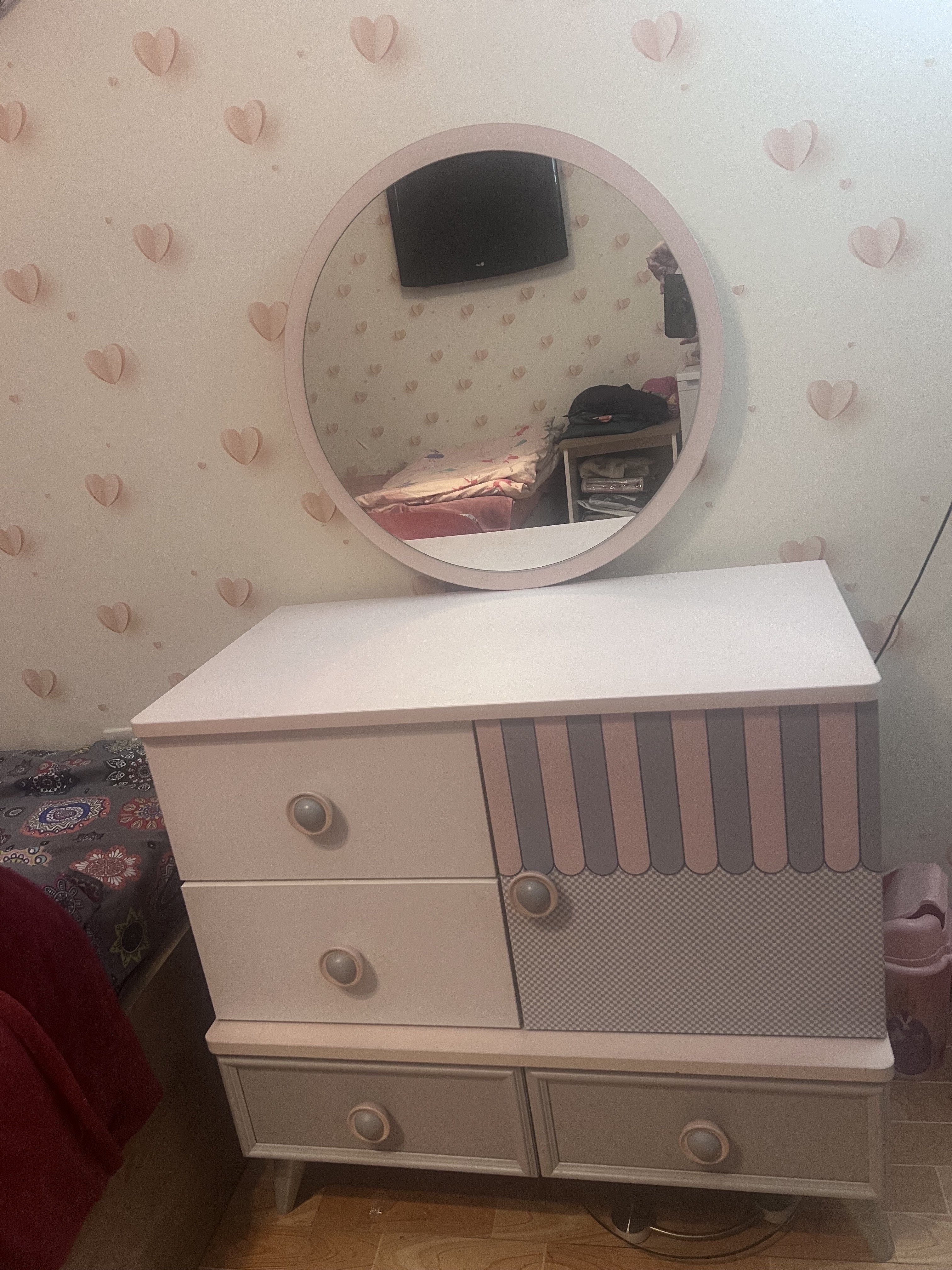 Kids Bed Set+ side table+ Mattress+ sofa+ Dressing table - Image 1