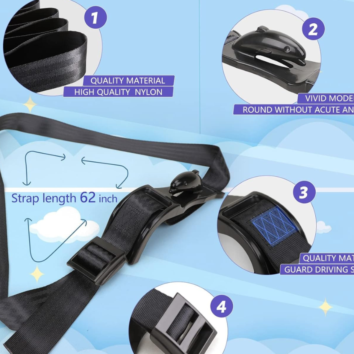  Pregnancy Seat Belt Adjuster for Safe and Comfortable Driving for Expectant Moms - Image 6