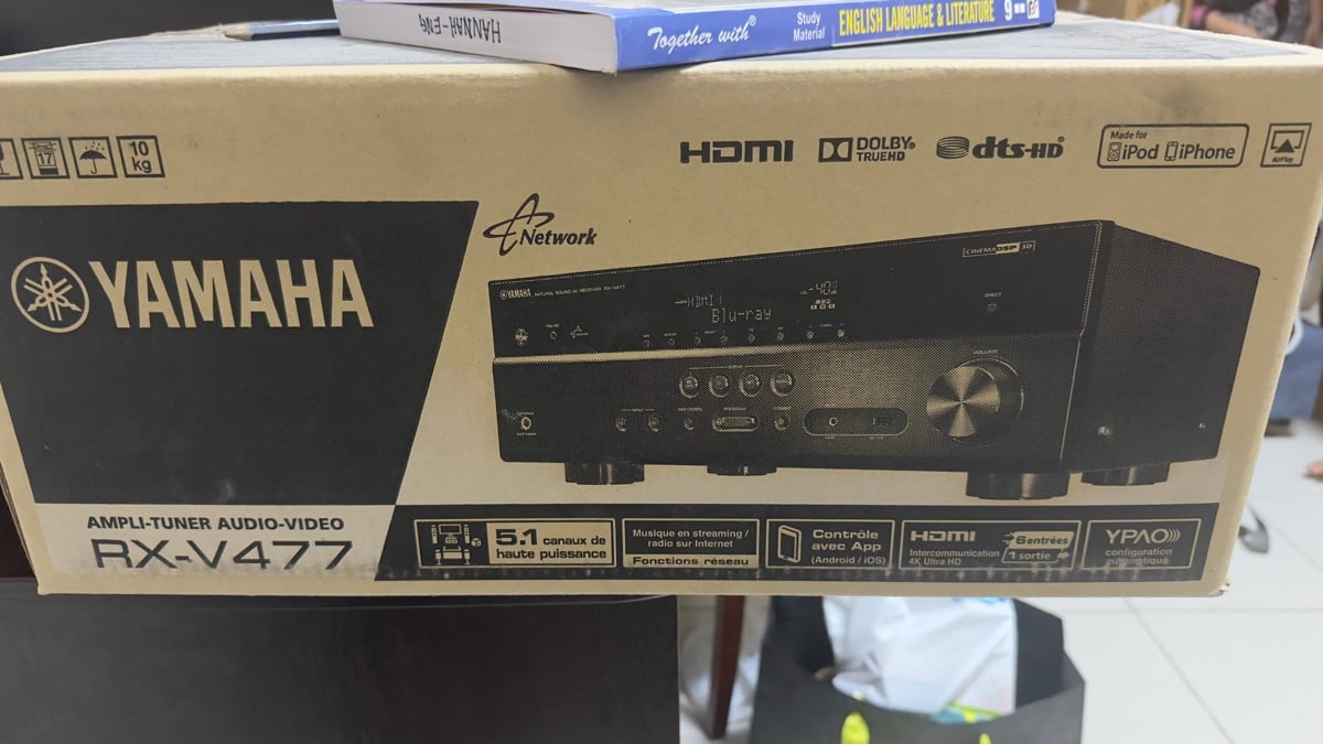 Yamaha av receiver AX-V 477 and Bose Acoustimass® 6 Series in mint condition - Image 2