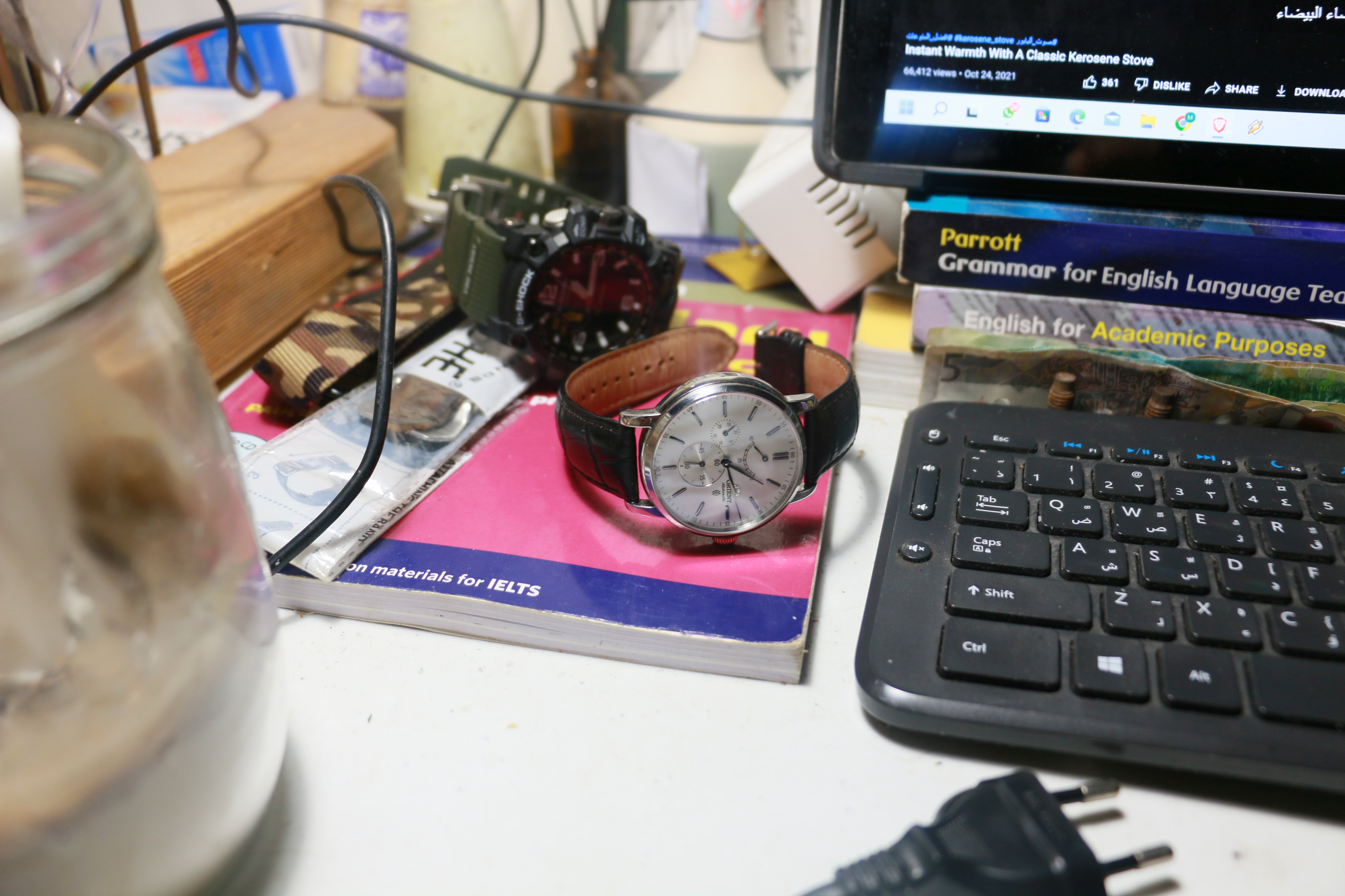 Orient Sapphire crystal High End analogue dater power reserve Japan Made - Image 4