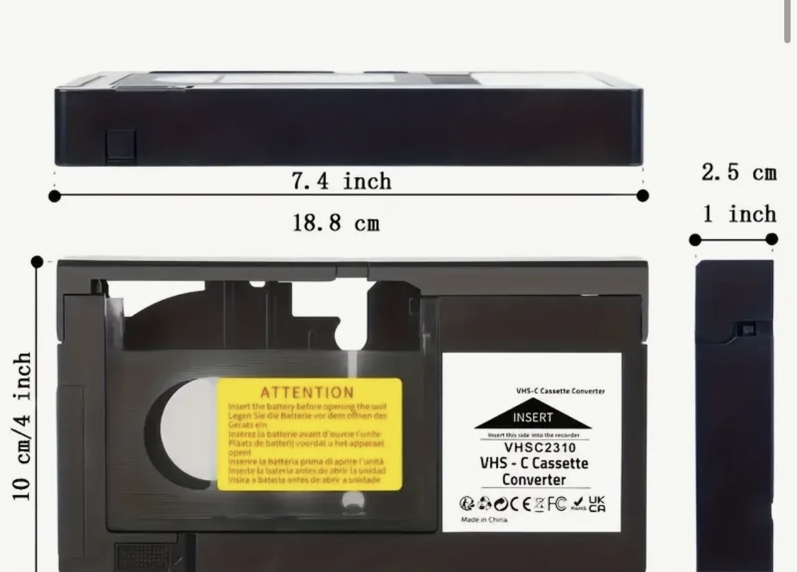 VHS-C to VHS adapter - Image 3