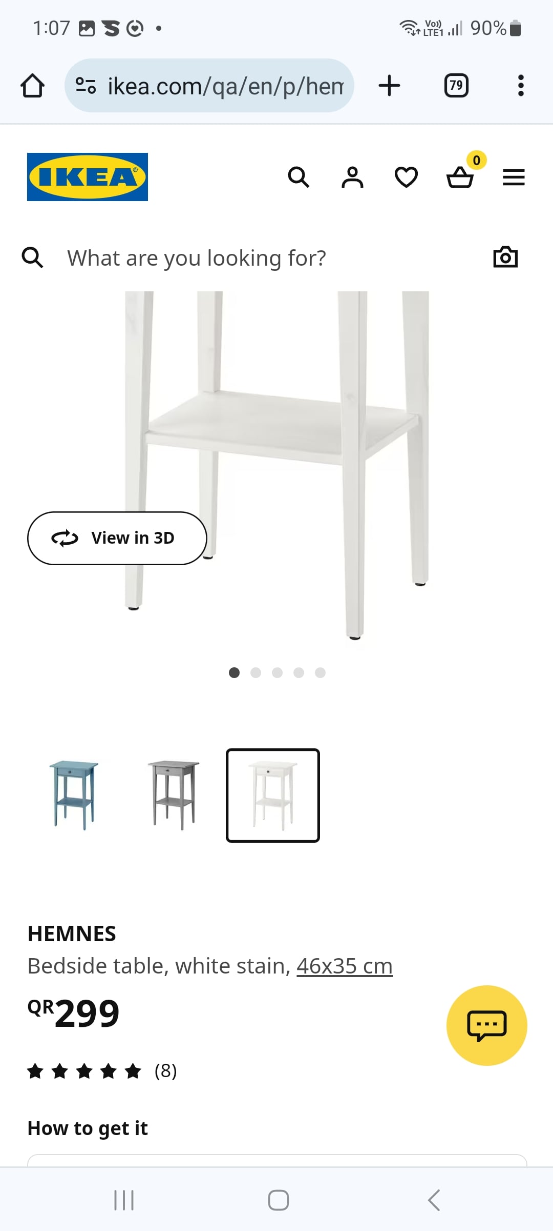 Ikea black bed side tables  - Image 2