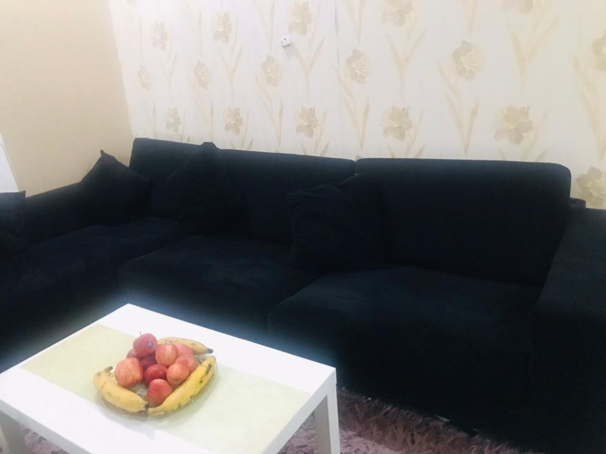 Good condition sofa set with table and glass table small ,water dispenser - Image 2
