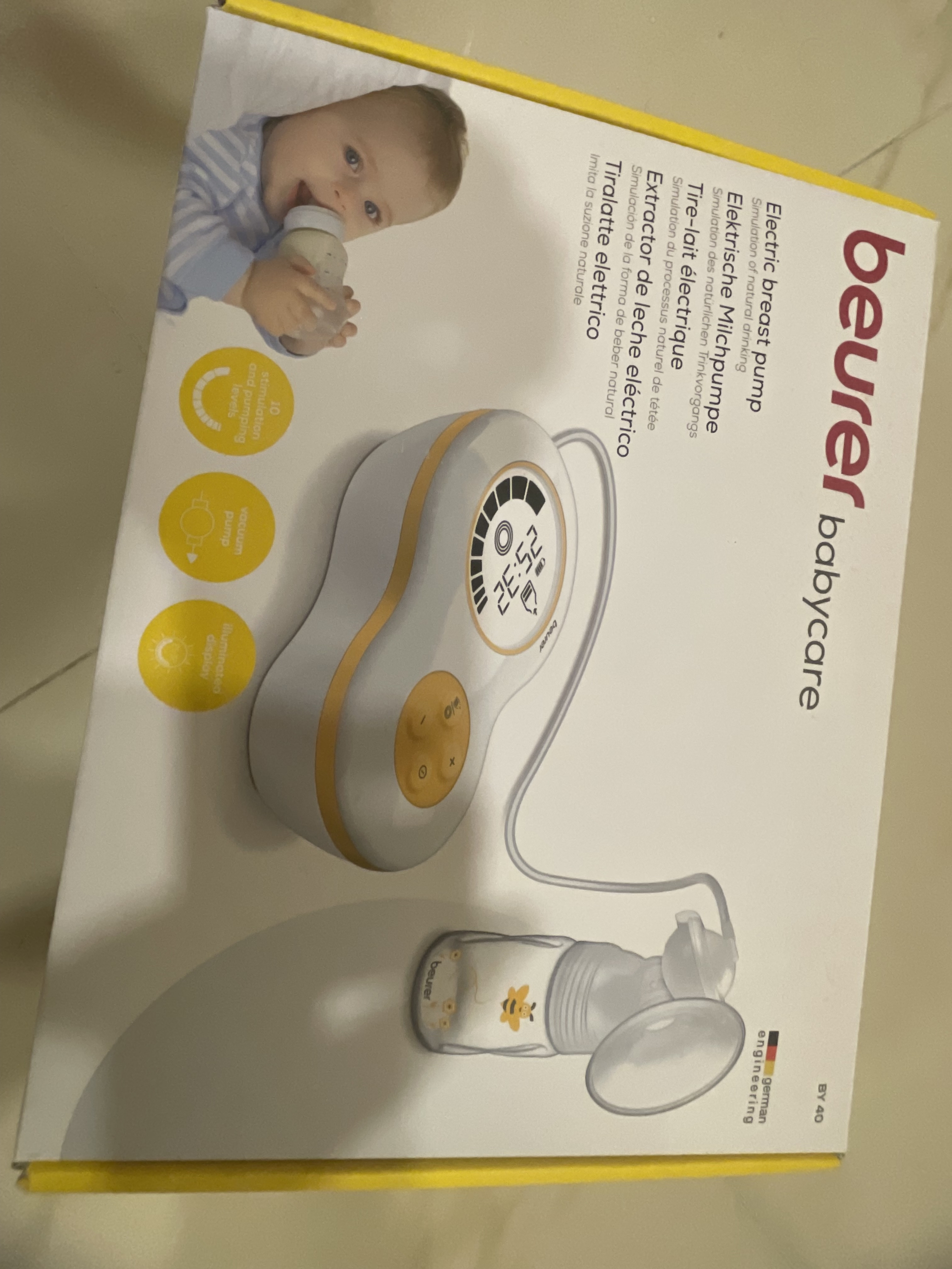 UNUSED - Beurer electric breast pump - Image 1