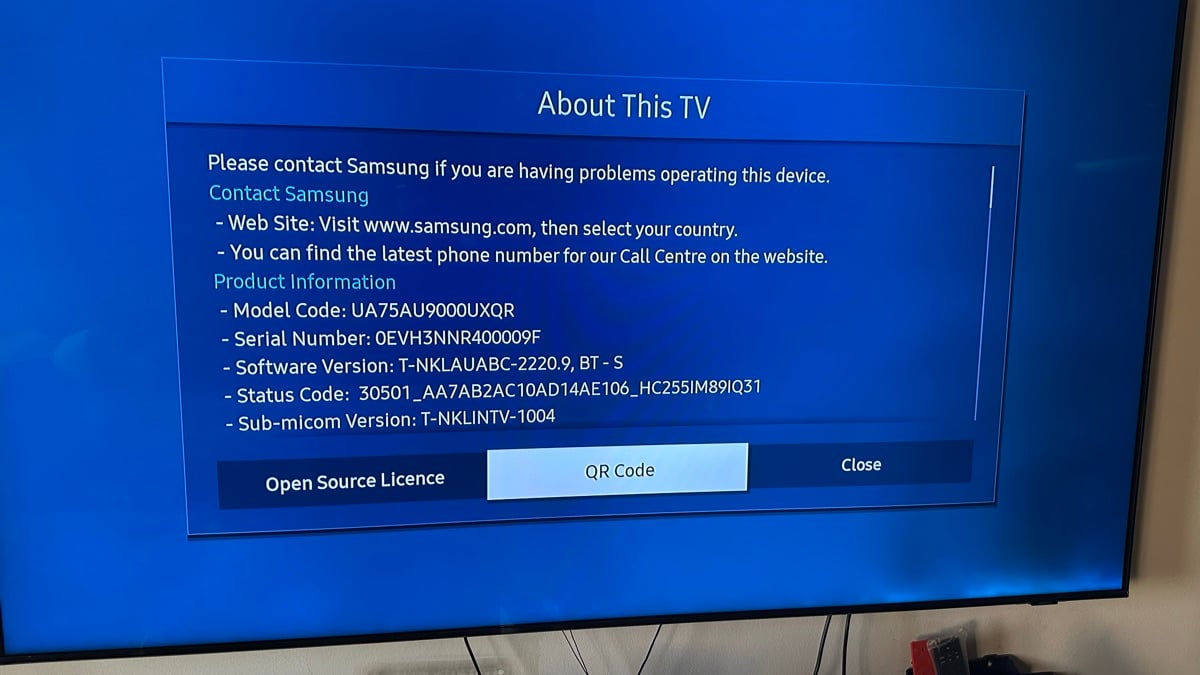 Samsung 75” Smart TV – QAR 800 (Urgent Sale) - Image 2