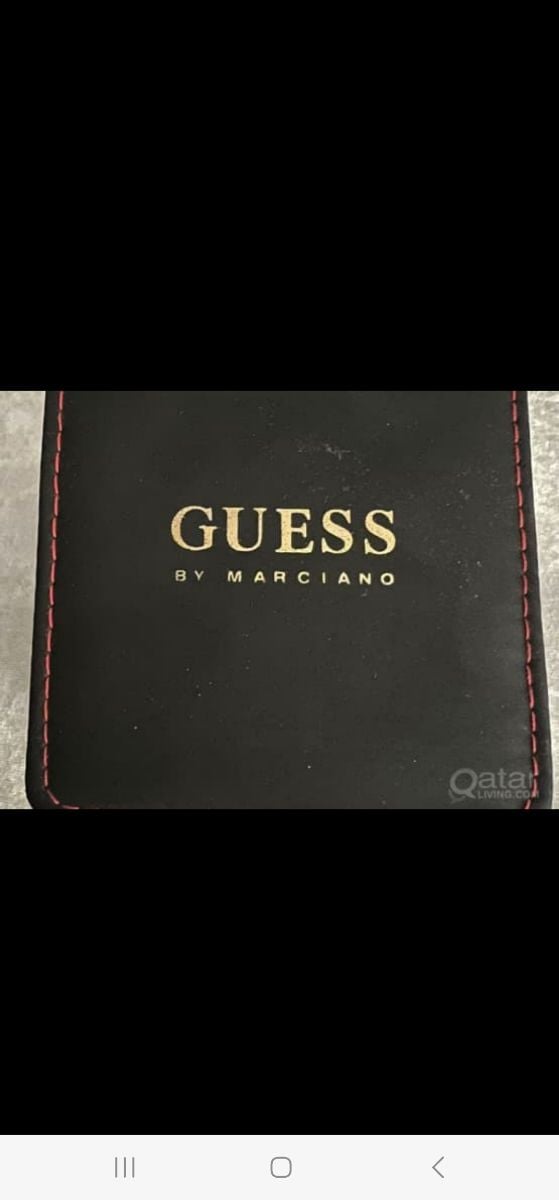 Guess Men’s Rectangular Watch – Stainless Steel Bracelet (Used) - Image 2