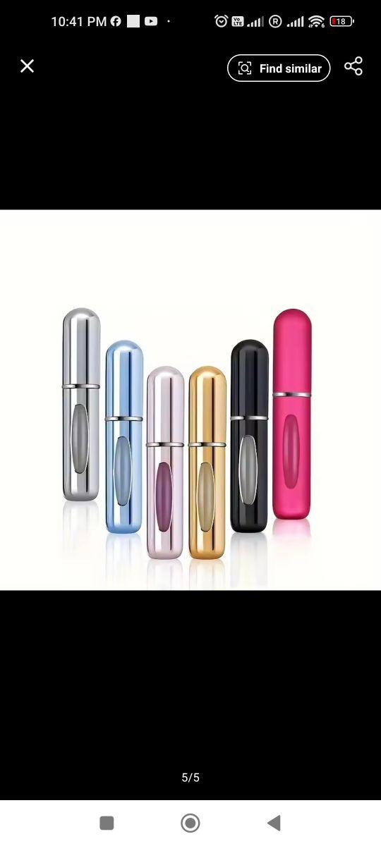 Refillable 5ml perfume bottle - Image 2