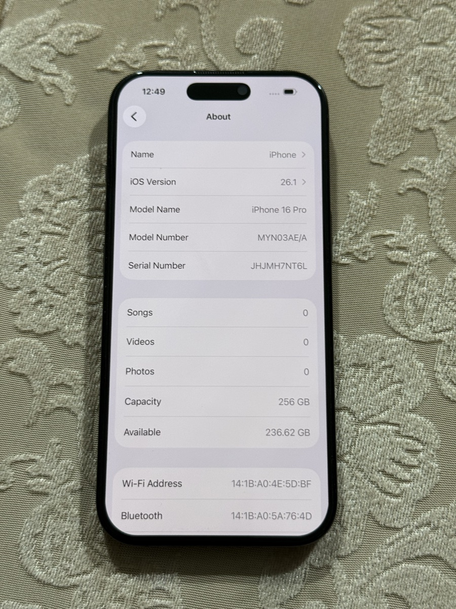 iPhone 16 pro  256gb - Image 4