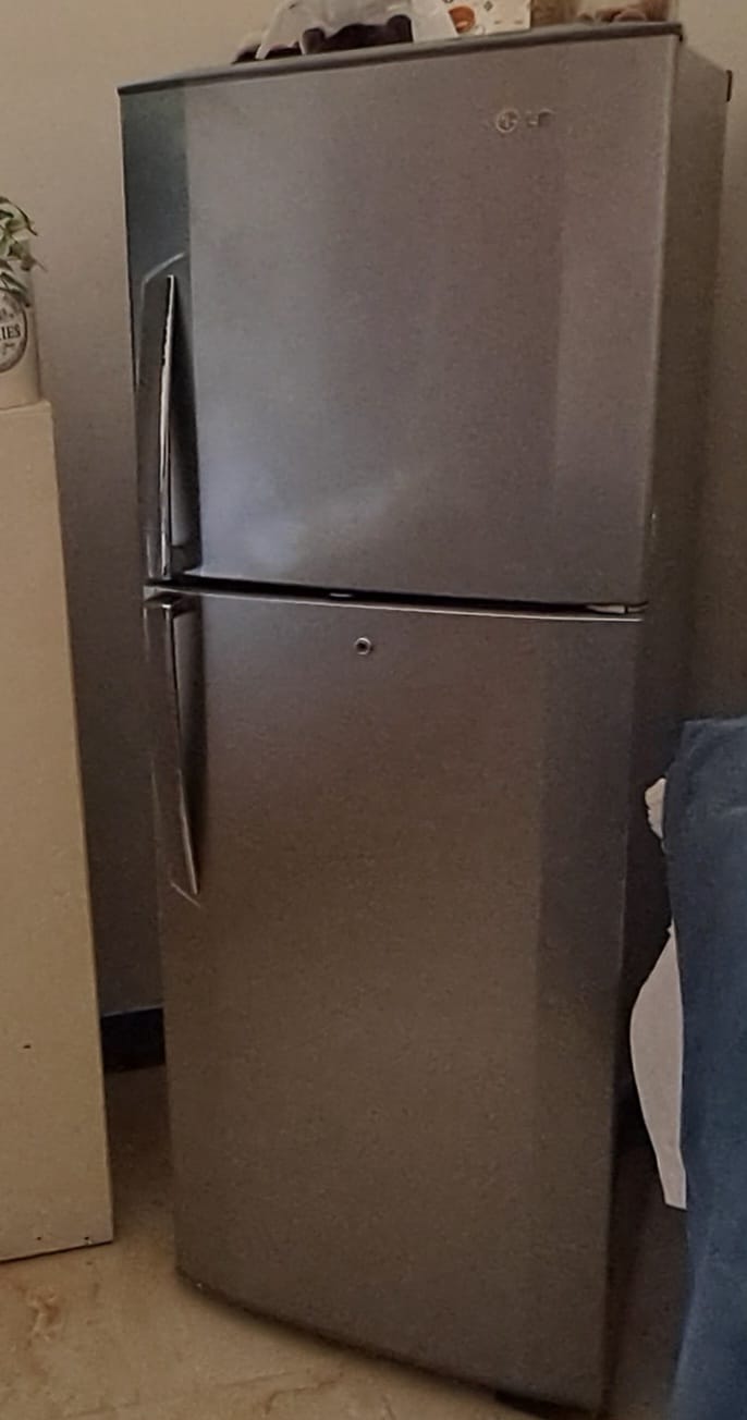 Double Door LG Fridge Silver Color - Image 1