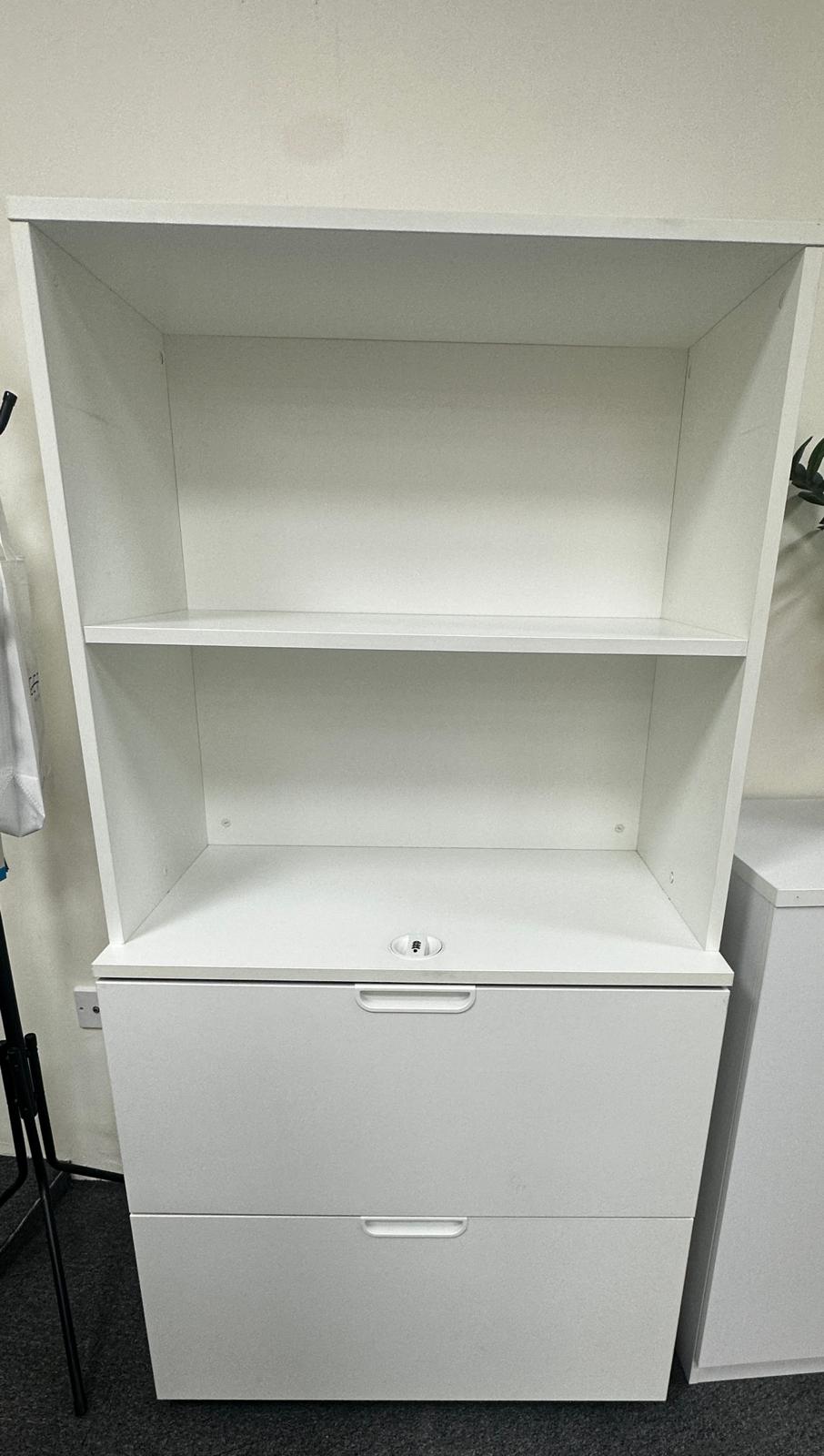 White Office Cupboard - Image 1
