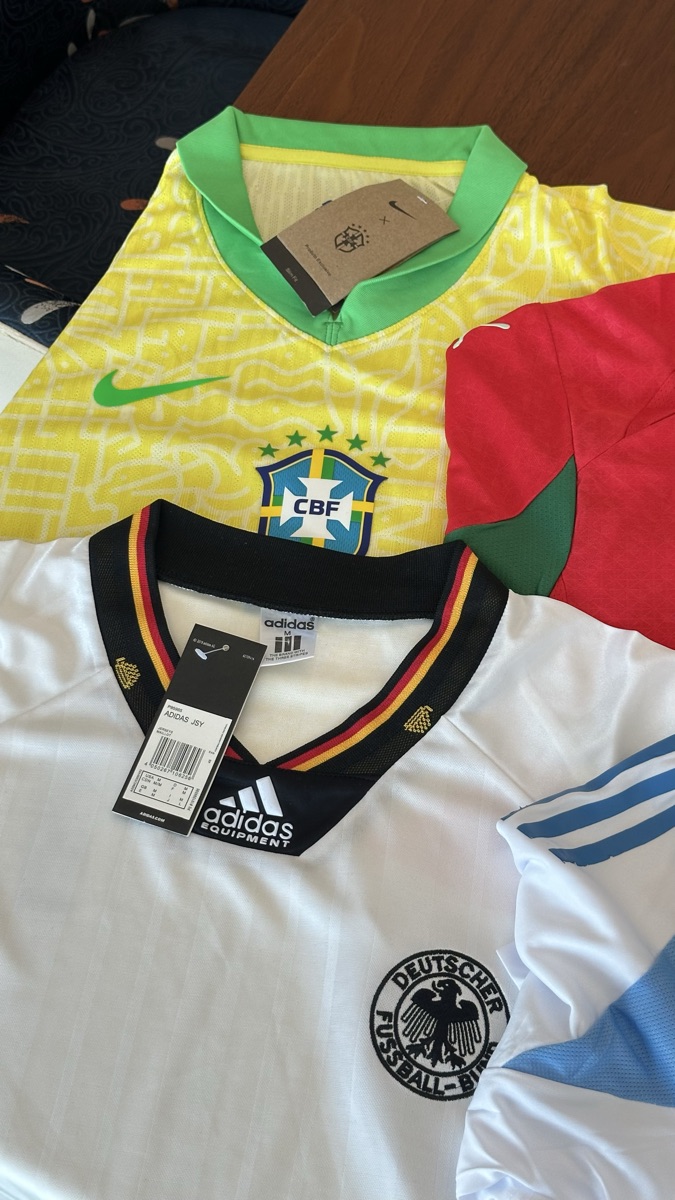 2025/24 Football FIFA Tees Home Collection - Argentina, Brazil, Portugal, Germany - Image 2