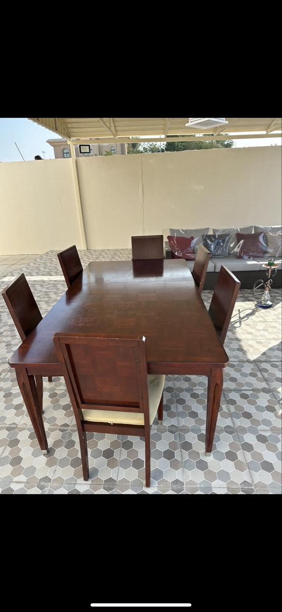 Expandable table + 6 chairs - Image 2