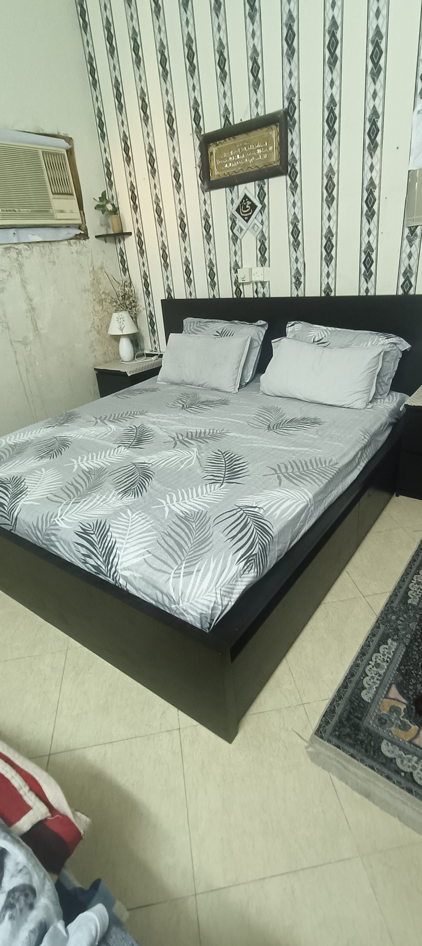 IKEA bed180*200 with mattress and side table  - Image 2