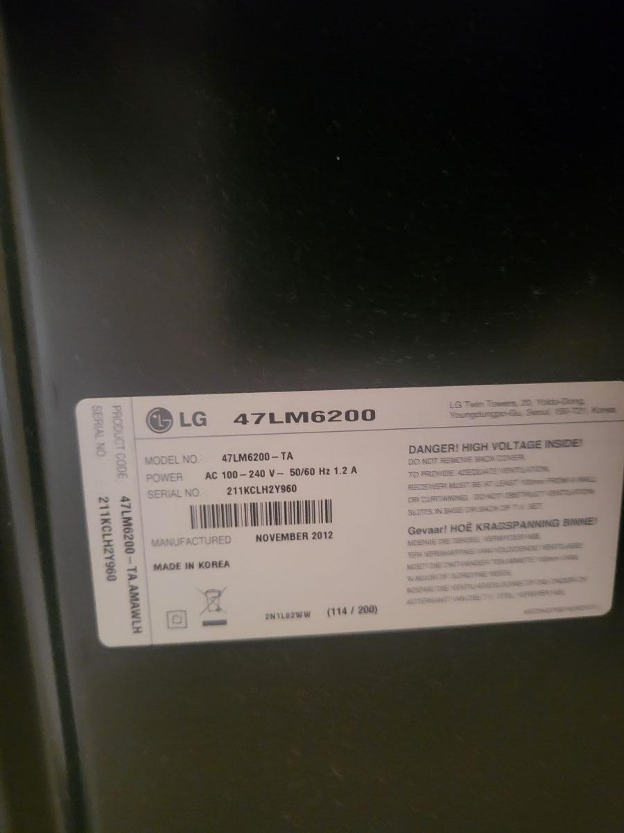 LG TV . 42" AND 47" SALE 400 QR - Image 3