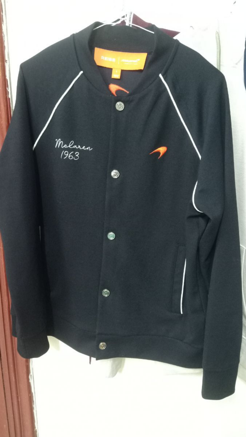Reiss x McLaren F1 Team black limited edition bomber jacket.New Year Offer .. - Image 3