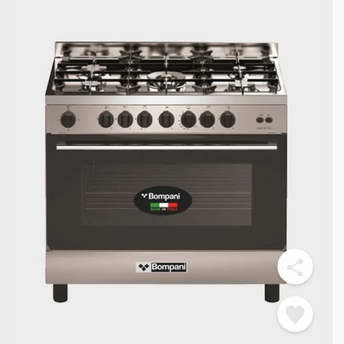 Bompani cooking range 90 x 60 - Image 2