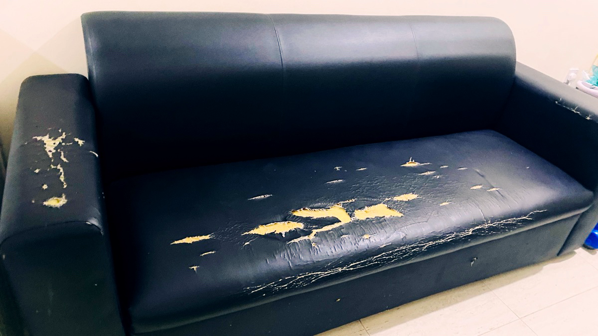 3 seater Sofa Fair Condition - Image 2