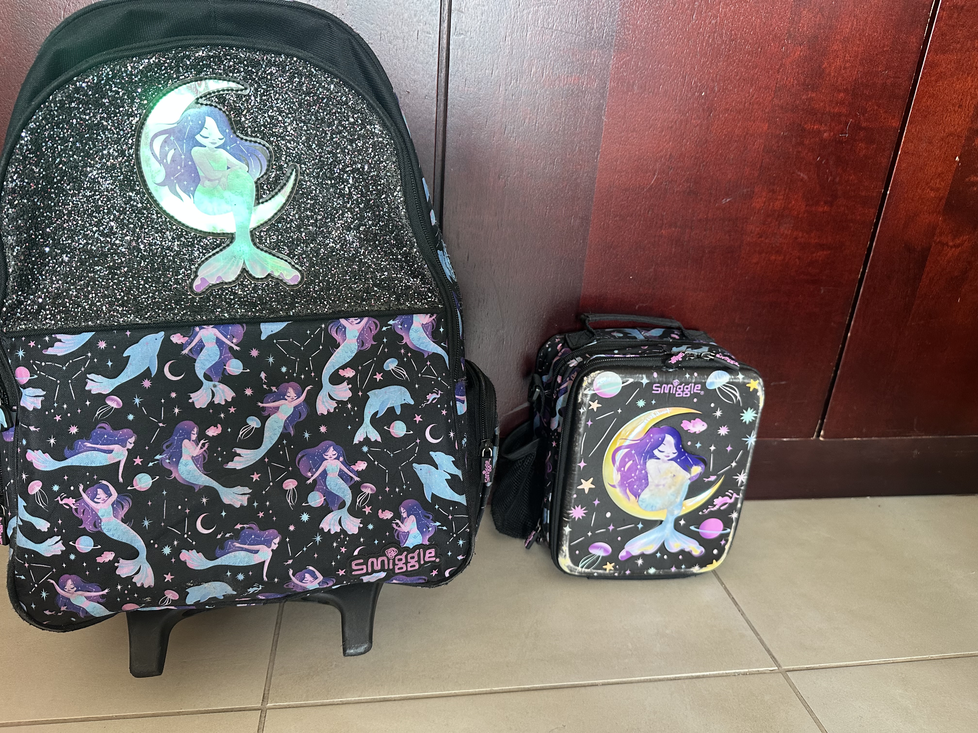 Smiggle School bag and lunch bag Mermaid - Image 1