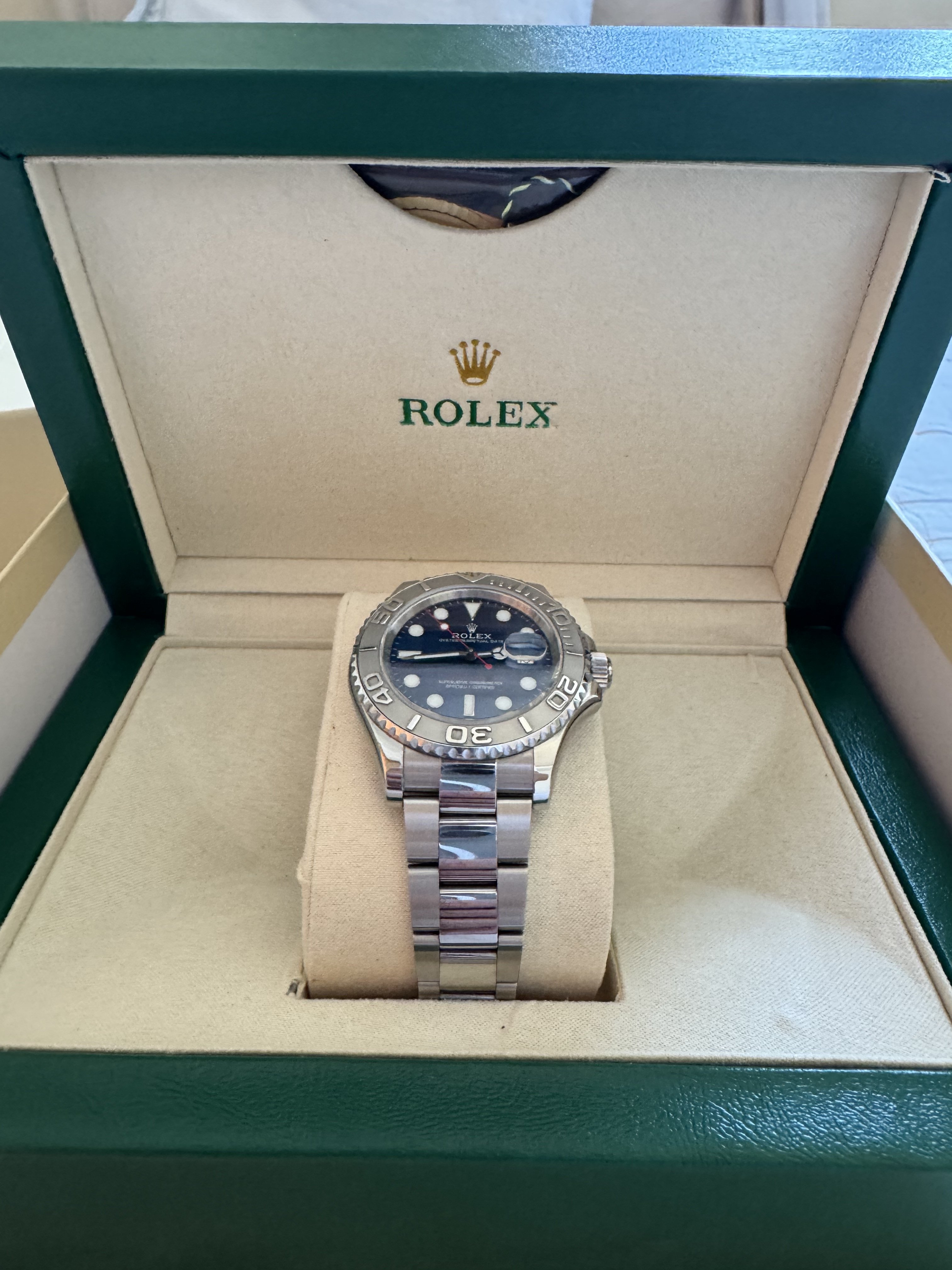 Rolex Yacht Master Rohdium Dial - Image 1
