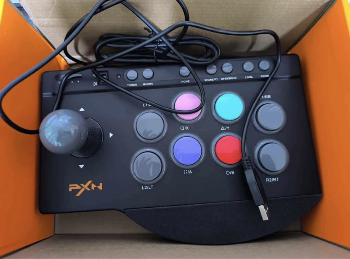 PXN Arcade style Joystick Compatible with Laptop, Computer, PS3, PS4. - Image 1