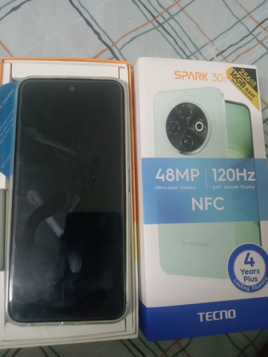 Tecno spark 30 c only box open full company warnty - Image 3