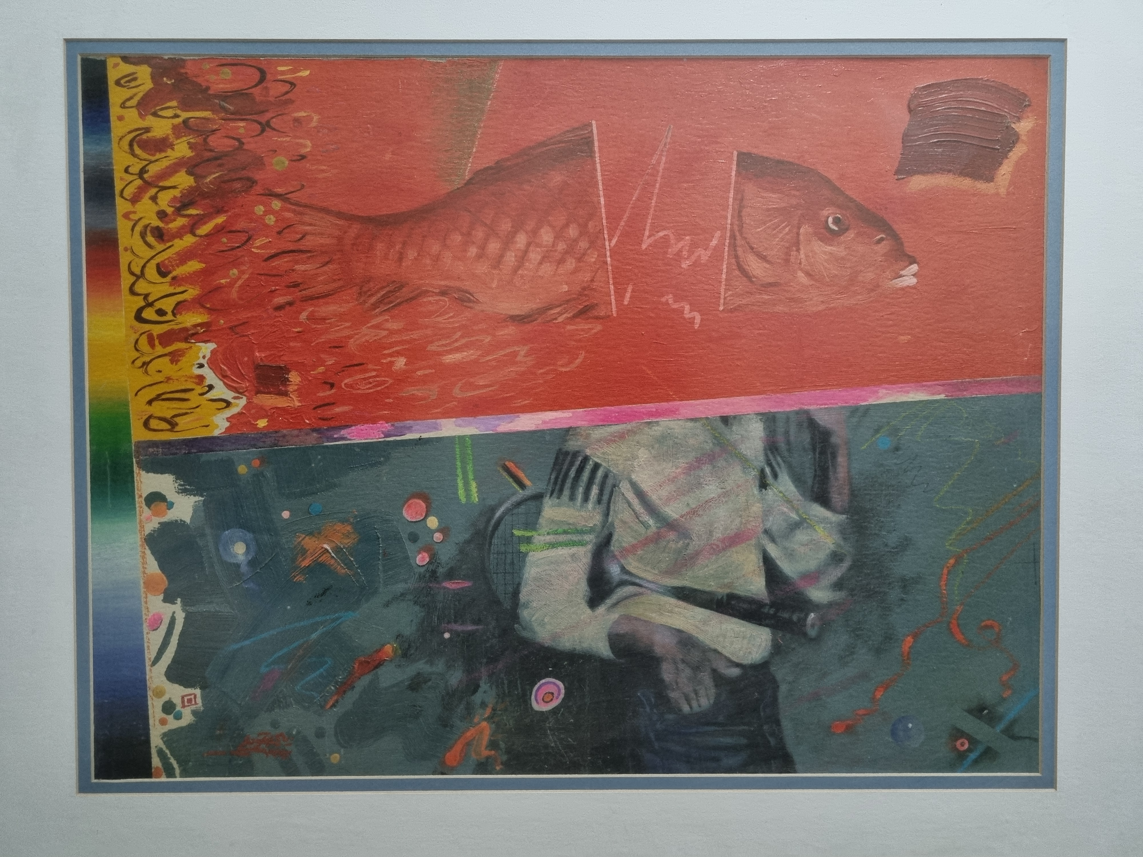 Original Large Abstract Framed Painting - Image 2