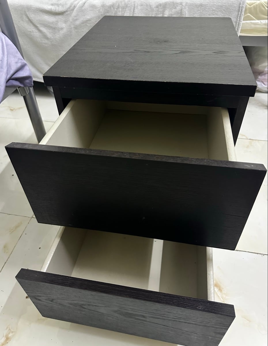 Bedside Table with Drawers - Image 3