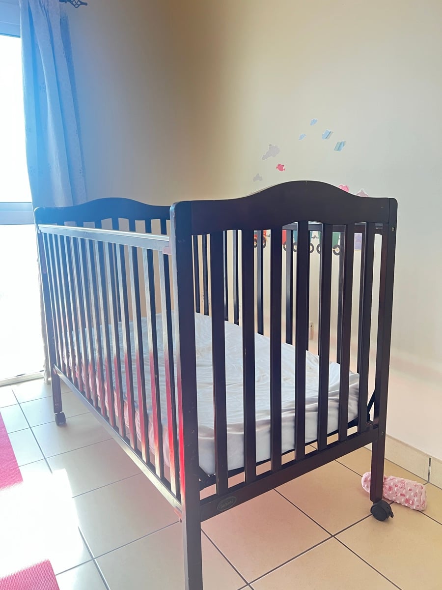 Baby Crib & Mattress - Image 1